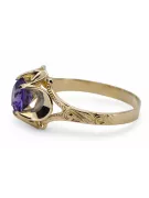 14K Yellow gold Alexandrite Ring Vintage vrc377y